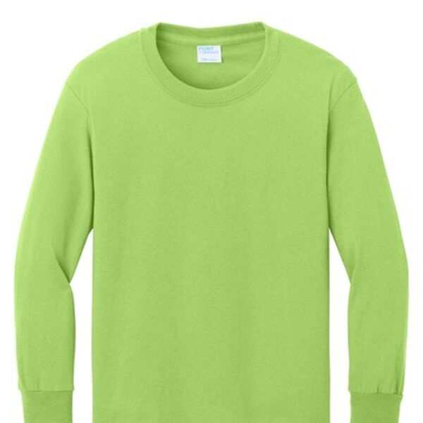 Port & Company Youth Long Sleeve Core Cotton Tee Thumbnail