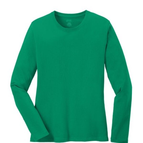 Women's Long Sleeve Core Cotton Tee Thumbnail